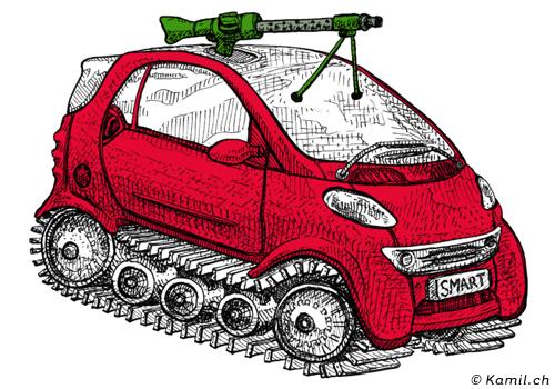 Cartoon Smart Car