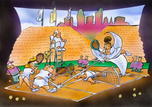 Cartoon Tennis Images