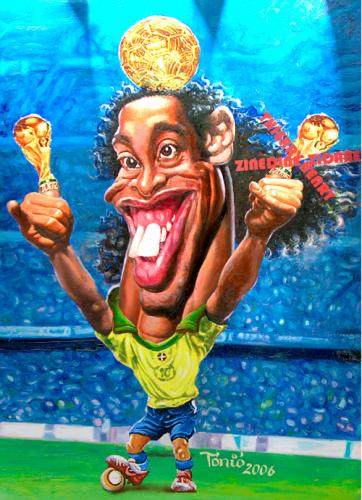 ronaldinho portrait