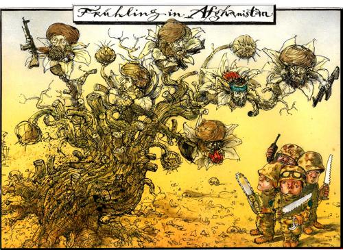 Afghan War Cartoons