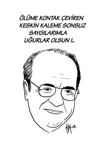 Cartoon: Ugur Mumcu (medium) by <b>Hilmi Simsek</b> tagged ugur,mumcu,journalist - ugur_mumcu_1128505