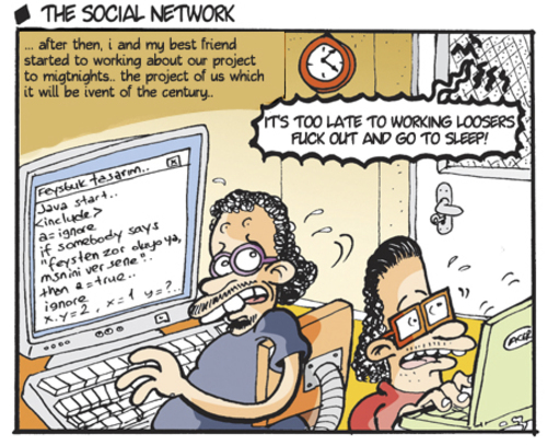 Social Networks Cartoon