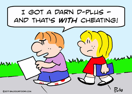Cartoons Cheating