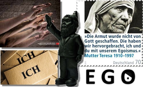 Cartoon: Egoismus (medium) by eCollage tagged egoismus,gier