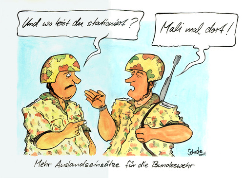 Bundeswehr By Mario Schuster | Media & Culture Cartoon | TOONPOOL