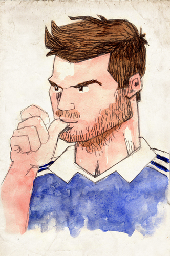 Cartoon: Andre Piere Gignac (medium) by Thomas Berthelon tagged berthelon,thomas,gignac,worldcup,world,cup,2010,football,sport