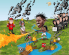 Cartoon: Antonio Brown Flamethrower (small) by karlwimer tagged nfl,sports,cartoon,american,football,tampa,bay,buccaneers,pittsburgh,steelers,oakland,raiders,new,england,patriots,tom,brady,bruce,arians,flamethrower,crime,mental,health