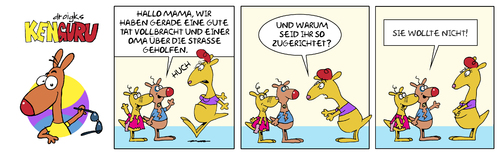 Cartoon: KenGuru Nötigung (medium) by droigks tagged erlkönig,hilfsbereit,ungefragt,ungebeten,droigks,känguru,gewalt,zurichten,versehrt,verletztzwang,erlkönig,hilfsbereit,ungefragt,ungebeten,droigks,känguru,gewalt,zurichten,versehrt,verletztzwang