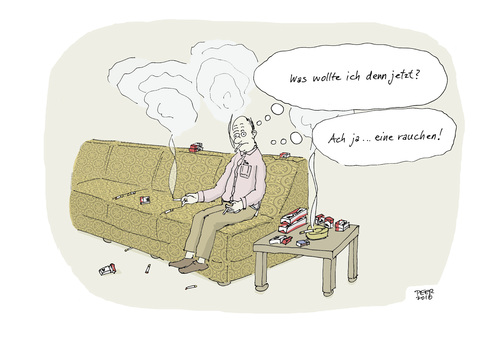 Cartoon: Alzheimer und Nikotinsucht (medium) by darkplanet tagged senioren,gesundheit,krankheit,abhängigkeit,sucht,rauch,qualm,zigaretten,aschenbecher,rauchen,alt,alzheimer,nikotin,nikotin,alzheimer,alt,rauchen,aschenbecher,zigaretten,qualm,rauch,sucht,abhängigkeit,krankheit,gesundheit,senioren