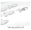 Cartoon: birdbee - fish (small) by birdbee tagged birdbee snow fish angel winter