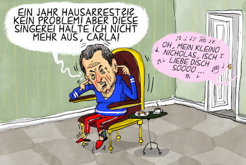 Ein Jahr Haft für Sarkozy