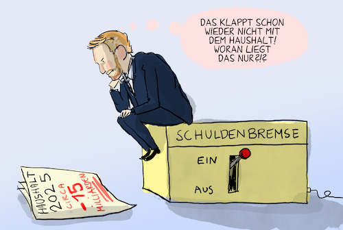 Cartoon: Haushalt 2025 (medium) by leopold maurer tagged haushalt,2025,ampel,lindner,finanzministerium,krisse,klima,katastrophen,schuldenbremse,aussetzen,steuern,streichen,leopold,maurer,cartoon,karikatur,haushalt,2025,ampel,lindner,finanzministerium,krisse,klima,katastrophen,schuldenbremse,aussetzen,steuern,streichen,leopold,maurer,cartoon,karikatur