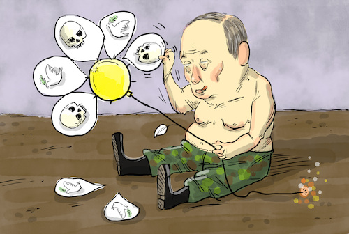 Cartoon: Ja oder Nein (medium) by leopold maurer tagged putin,ukraine,ost,truppen,abzug,aufmarsch,invasion,nato,usa,biden,gespräch,diplomatie,westen,eu,sanktionen,vorwand,angriff,krieg,ja,nein,blume,friedenstaube,totenkopf,leopold,maurer,cartoon,karikatur,putin,ukraine,ost,truppen,abzug,aufmarsch,invasion,nato,usa,biden,gespräch,diplomatie,westen,eu,sanktionen,vorwand,angriff,krieg,ja,nein,blume,friedenstaube,totenkopf,leopold,maurer,cartoon,karikatur