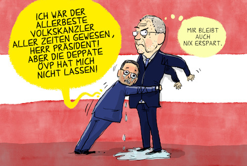 Cartoon: Koalitionsgespräche gescheitert (medium) by leopold maurer tagged österreich,koalitionsgespräche,verhandlungen,scheitern,volkskanzler,övp,fpö,kickl,herbert,rechtsextrem,rechts,innenministerium,ministerien,konservative,volkspartei,freiheitlich,bundespräsident,van,der,bellen,neuwahlen,leopold,maurer,karikatur,cartoon,österreich,koalitionsgespräche,verhandlungen,scheitern,volkskanzler,övp,fpö,kickl,herbert,rechtsextrem,rechts,innenministerium,ministerien,konservative,volkspartei,freiheitlich,bundespräsident,van,der,bellen,neuwahlen,leopold,maurer,karikatur,cartoon