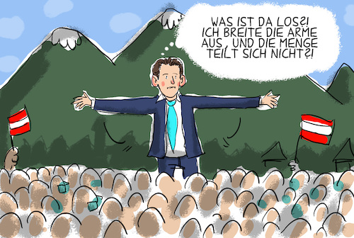 Cartoon: kurz im kleinwalsertal (medium) by leopold maurer tagged kurz,österreich,kanzler,kleinwalsertal,corona,menge,abstandsregel,abstand,kurz,österreich,kanzler,kleinwalsertal,corona,menge,abstandsregel,abstand