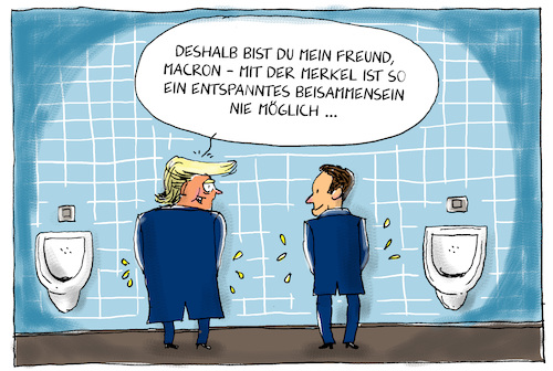 macron bei trump