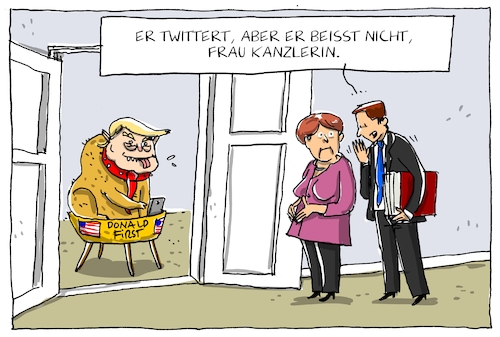 merkel bei trump