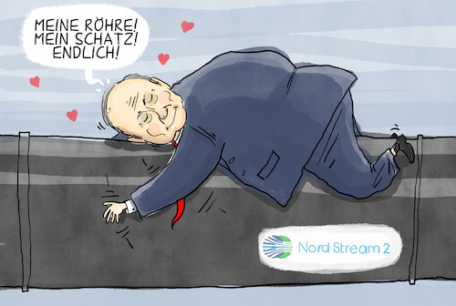 Cartoon: Putin im Glück (medium) by leopold maurer tagged putin,nordstream,einigung,pipeline,gas,nordsee,europa,russland,ukraine,polen,merkel,deutschland,usa,biden,eu,energie,fossil,abhaengigkeit,putin,nordstream,einigung,pipeline,gas,nordsee,europa,russland,ukraine,polen,merkel,deutschland,usa,biden,eu,energie,fossil,abhaengigkeit