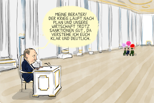 Putin und seine Berater