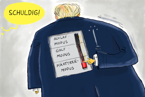 Cartoon: Trump schuldig (medium) by leopold maurer tagged trump,schuldspruch,anklage,schweigegeld,prozess,stormy,daniels,urteil,präsident,ex,kandidat,usa,donald,wahlkampf,strafe,märtyrer,golf,schlaf,leopold,maurer,karikatur,cartoon,trump,schuldspruch,anklage,schweigegeld,prozess,stormy,daniels,urteil,präsident,ex,kandidat,usa,donald,wahlkampf,strafe,märtyrer,golf,schlaf,leopold,maurer,karikatur,cartoon