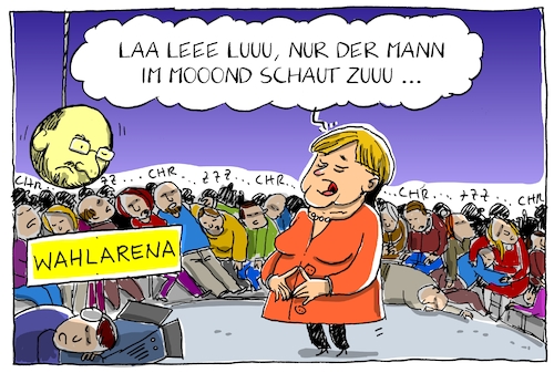 Cartoon: wahlarena merkel (medium) by leopold maurer tagged wahlarena,fragen,wahlkampf,merkel,schulz,bundestagswahl,tv,langeweile,einschläfernd,wiegenlied,schlaflied,publikum,leopold,maurer,karikatur,cartoon,wahlarena,fragen,wahlkampf,merkel,schulz,bundestagswahl,tv,langeweile,einschläfernd,wiegenlied,schlaflied,publikum,leopold,maurer,karikatur,cartoon