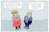 Cartoon: merkel in polen (small) by leopold maurer tagged merkel,besuch,polen,deutschland,kaczynski,luftverschmutzung,kohle,rosenkranz,beten,katholisch,erzkonservativ