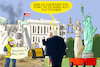 Trumps goldener Ballsaal (small) Cartoon: Trumps goldener Ballsaal (small) by leopold maurer tagged trump,weisses,haus,abbrucharbeiten,prunk,gold,ballsaal,justitis,freiheitsstatue,demokratie,justiz,autokratie,no,kings,diktator,präsident,donald,abbruch,leopold,maurer,cartoon,karikatur