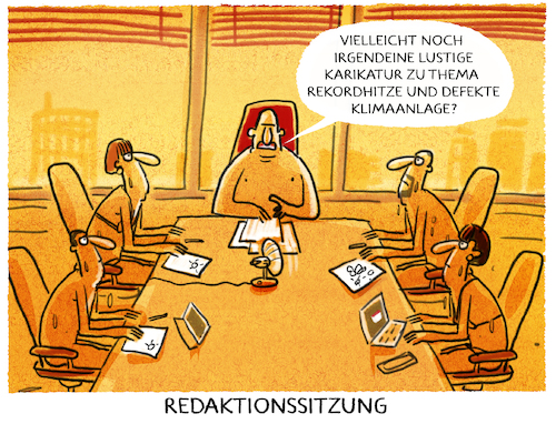 Cartoon: 40 Grad.. (medium) by markus-grolik tagged redaktionssitzung,rekordhitze,klima,klimaanlage,wetter,klimawandel,hitzerekord,sommer,arbeitsplatz,arbeitswelt,arbeitnehmer,konjunktur,redaktionssitzung,rekordhitze,klima,klimaanlage,wetter,klimawandel,hitzerekord,sommer,arbeitsplatz,arbeitswelt,arbeitnehmer,konjunktur