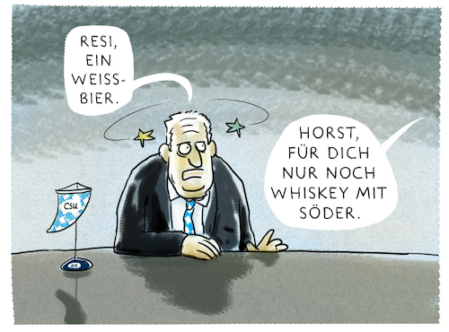 Cartoon: ... (medium) by markus-grolik tagged södercsu,seehofer,horst,ju,markus,ilse,aigner,bayern,ministerpräsident,staatskanzlei,franken,münchen,cdu,landesvater,södercsu,seehofer,horst,ju,markus,ilse,aigner,bayern,ministerpräsident,staatskanzlei,franken,münchen,cdu,landesvater