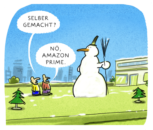 Cartoon: ... (medium) by markus-grolik tagged weihnachten,konsum,mas,winter,santa,claus,jingle,bells,nikolaus,heilig,klimawandel,online,business,amazon,abend,geschenk,schneemann,weihnachten,konsum,mas,winter,santa,claus,jingle,bells,nikolaus,heilig,klimawandel,online,business,amazon,abend,geschenk,schneemann