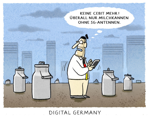 Cartoon: ... (medium) by markus-grolik tagged groko,berlin,cebit,computermesse,deutschland,milchkanne,5g,forschungsministerin,anja,karlic,groko,berlin,cebit,computermesse,deutschland,milchkanne,5g,forschungsministerin,anja,karlic