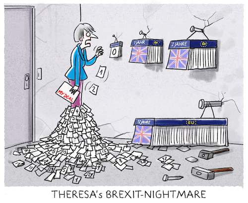 Cartoon: ... (medium) by markus-grolik tagged london,parlament,brexit,brexiteer,theresa,may,backstop,klausel,irland,europa,corbin,frist,merkel,grossbritannien,briten,verlaengerung,bruessel,juncker,termin,london,parlament,brexit,brexiteer,theresa,may,backstop,klausel,irland,europa,corbin,frist,merkel,grossbritannien,briten,verlaengerung,bruessel,juncker,termin