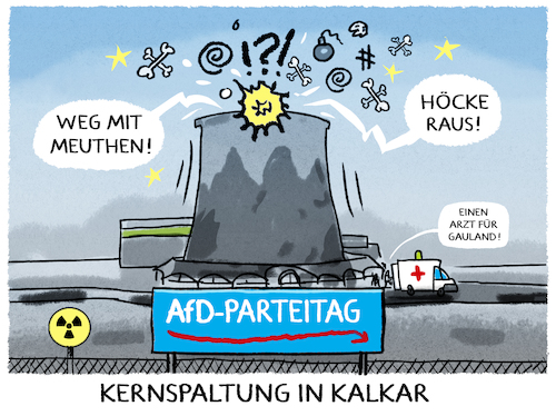 Cartoon: ... (medium) by markus-grolik tagged afd,parteitag,meuthen,höcke,gauland,kalkar,afd,parteitag,meuthen,höcke,gauland,kalkar