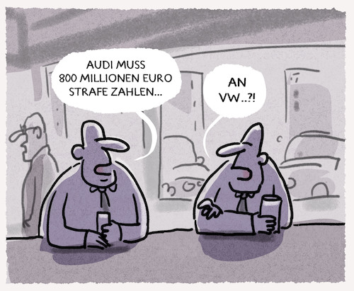 Cartoon: ...Autoindustrie... (medium) by markus-grolik tagged auto,diesel,autoindustrie,audi,vw,mutterkonzern,scheuer,bmw,dieselgate,dieselskandal,fahrverbot,verkehr,verkehrsministerium,groko,auto,diesel,autoindustrie,audi,vw,mutterkonzern,scheuer,bmw,dieselgate,dieselskandal,fahrverbot,verkehr,verkehrsministerium,groko