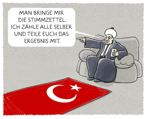 Cartoon: ...bald isses soweit (medium) by markus-grolik tagged türkei,erdogan,verfassung,verfassungsreferendum,europa,euro,sultan,wahl,demokratie,stimmzettel,türkei,erdogan,verfassung,verfassungsreferendum,europa,euro,sultan,wahl,demokratie,stimmzettel