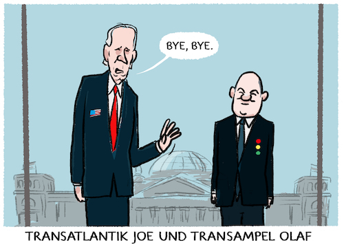 Cartoon: Bidens Abschiedsbesuch... (medium) by markus-grolik tagged biden,scholz,transatlantiker,ampel,deutschland,usa,demokratie,buendnispartner,nato,spd,abschiedsbesuch,berlin,biden,scholz,transatlantiker,ampel,deutschland,usa,demokratie,buendnispartner,nato,spd,abschiedsbesuch,berlin