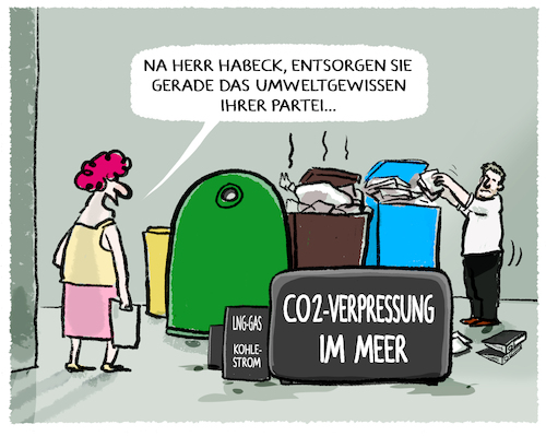 Cartoon: CO2-Speicher... (medium) by markus-grolik tagged lng,umwelt,meer,robert,habeck,buendnis,die,gruenen,wirtschaftsminister,ampel,co2,speicherung,meeresboden,klimawandel,fossile,energietraeger,öl,gas,kohle,grad,ziel,lng,umwelt,meer,robert,habeck,buendnis,die,gruenen,wirtschaftsminister,ampel,co2,speicherung,meeresboden,klimawandel,fossile,energietraeger,öl,gas,kohle,grad,ziel