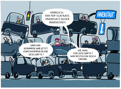 Cartoon: Der Parkplatz zum Shoppen... (medium) by markus-grolik tagged parkplatz,fdp,innenstadt,konsum,city,geschaefte,laden,auto,autofahrer,nahverkehr,spd,gruene,radwege,radfahrer,fussgaenger,verkehrswende,verkehr,parkplatz,fdp,innenstadt,konsum,city,geschaefte,laden,auto,autofahrer,nahverkehr,spd,gruene,radwege,radfahrer,fussgaenger,verkehrswende,verkehr