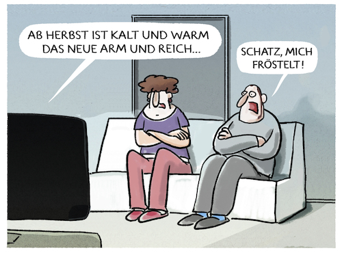 Cartoon: Die weiteren Aussichten... (medium) by markus-grolik tagged heizung,sparen,energieknappheit,reich,arm,warm,kalt,proteste,soziale,frage,heizkosten,herbst,mieter,nebenkosten,winter,gas,oel,deutschland,verteilungskampf,karikatur,energie,heizen,gasmangel,heizung,sparen,energieknappheit,reich,arm,warm,kalt,proteste,soziale,frage,heizkosten,herbst,mieter,nebenkosten,winter,gas,oel,deutschland,verteilungskampf,karikatur,energie,heizen,gasmangel