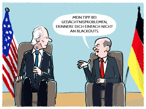 Cartoon: Empfehlung von Olaf... (medium) by markus-grolik tagged us,praesident,joe,biden,gedaechtnis,alter,gedaechtnisprobleme,verwechselung,merkel,kohl,usa,deutschland,bundeskanzler,olaf,scholz,blackout,cum,ex,bankenaffaere,untersuchungsausschuss,us,praesident,joe,biden,gedaechtnis,alter,gedaechtnisprobleme,verwechselung,merkel,kohl,usa,deutschland,bundeskanzler,olaf,scholz,blackout,cum,ex,bankenaffaere,untersuchungsausschuss