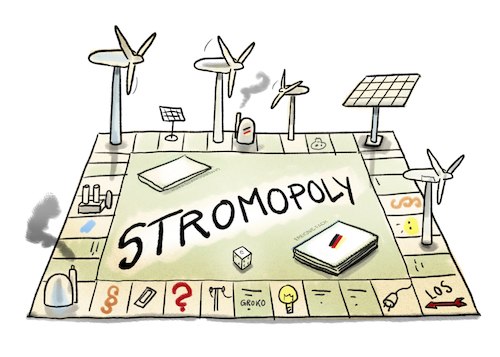 Cartoon: ..Energiewende... (medium) by markus-grolik tagged strom,energie,energiekonzern,monpoly,solarstrom,windenergie,ökostrom,energieverbrauch,eon,rwe,deutschland,strom,energie,energiekonzern,monpoly,solarstrom,windenergie,ökostrom,energieverbrauch,eon,rwe,deutschland