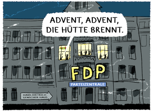 Cartoon: FDP-Adventsfeier... (medium) by markus-grolik tagged finanzminister,lindner,fdp,ampel,aus,genscher,parteizentrale,wahlen,neuwahlen,deutschand,buschmann,generalsekretaer,ruecktritt,ausstiegsstrategie,ablauf,pyramide,finanzminister,lindner,fdp,ampel,aus,genscher,parteizentrale,wahlen,neuwahlen,deutschand,buschmann,generalsekretaer,ruecktritt,ausstiegsstrategie,ablauf,pyramide