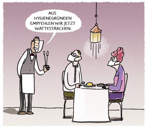 Cartoon: Frühlingsrolle... (medium) by markus-grolik tagged hygiene,restaurant,corona,pandemie,essen,stäbchen,frühlingsrolle,hygiene,restaurant,corona,pandemie,essen,stäbchen,frühlingsrolle