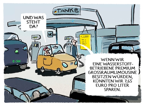 Cartoon: Gelber Tankhinweis (medium) by markus-grolik tagged tanken,dieselfahrzeuge,benzin,benziner,super,e10,fossil,autos,kleinwagen,pendler,elektro,neuwagen,umweltbilanz,wasserstoff,strom,mobilitaet,benzinpreise,tanken,dieselfahrzeuge,benzin,benziner,super,e10,fossil,autos,kleinwagen,pendler,elektro,neuwagen,umweltbilanz,wasserstoff,strom,mobilitaet,benzinpreise