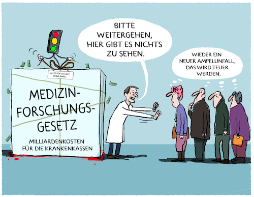 Cartoon: Geschenk für die Pharmaindustrie (medium) by markus-grolik tagged pharmaindustrie,medizinforschungsgesetz,deutschland,ampel,spd,kanzler,scholz,lauzerbach,elililly,abnhmspritze,subvention,krankenkassen,milliardenkosten,pharmaindustrie,medizinforschungsgesetz,deutschland,ampel,spd,kanzler,scholz,lauzerbach,elililly,abnhmspritze,subvention,krankenkassen,milliardenkosten