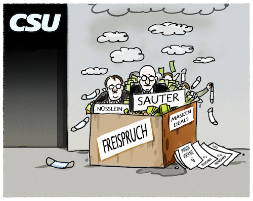 Cartoon: Gesetzeslücke... (medium) by markus-grolik tagged freispruch,csu,maskenskandal,sauter,nuesslein,bestechung,provision,mangelnde,gesetzgebung,parlament,parlamentarier,sonderbehandlung,bayern,illustration,masken,skandal,urteil,bestochen,politik,politiker,korrupt,korruption,freispruch,csu,maskenskandal,sauter,nuesslein,bestechung,provision,mangelnde,gesetzgebung,parlament,parlamentarier,sonderbehandlung,bayern,illustration,masken,skandal,urteil,bestochen,politik,politiker,korrupt,korruption