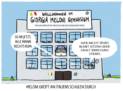 Giorgia Melonis Schulpolitik