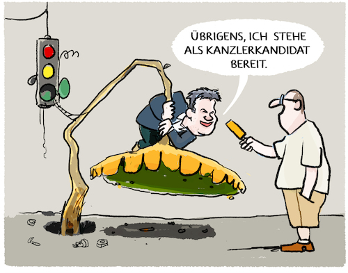 Cartoon: Habeck... (medium) by markus-grolik tagged robert,habeck,interview,sommerloch,umfragetief,ampel,buendnis,die,gruenen,gruene,kanzlerkandidatur,wahlkampf,deutschland,robert,habeck,interview,sommerloch,umfragetief,ampel,buendnis,die,gruenen,gruene,kanzlerkandidatur,wahlkampf,deutschland