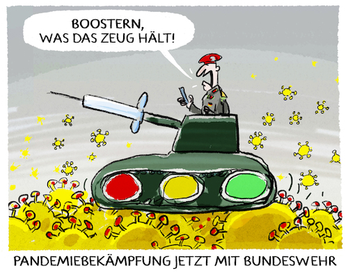 Cartoon: Krisenstabsgeneral (medium) by markus-grolik tagged ampel,krisenstab,general,bundeswehr,gamechanger,logistik,impfzentren,booster,boostern,pandemie,deutschland,ampel,krisenstab,general,bundeswehr,gamechanger,logistik,impfzentren,booster,boostern,pandemie,deutschland