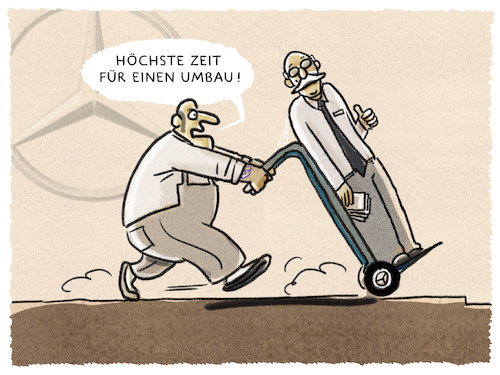 Cartoon: ...Mercedes-Benz... (medium) by markus-grolik tagged zetsche,mercedes,benz,stuttgart,auto,börse,diesel,dieselskandal,scheuer,manager,umbau,konzern,autoindustrie,zetsche,mercedes,benz,stuttgart,auto,börse,diesel,dieselskandal,scheuer,manager,umbau,konzern,autoindustrie